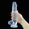 Przezroczyste kryształowe realistyczne dildo Sex Toy Phallus Sticks dla kobiet