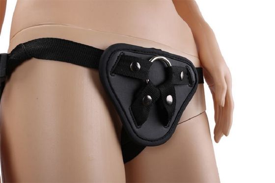 Lesbijski skórzany pasek na spodniach Pasek Dildo Sztuczna uprząż Hollow