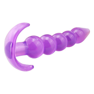 Bumpy Delight Elastyczny wodoodporny korek analny z gumy TPE z gładkimi przyrostowymi koralikami