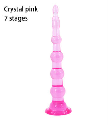 6 koralików i 7 koralików Anal Butt Plug, Prostage Massager Dildo Anal Trainer Toy
