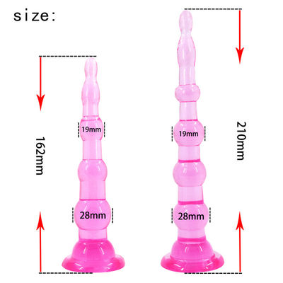 6 koralików i 7 koralików Anal Butt Plug, Prostage Massager Dildo Anal Trainer Toy