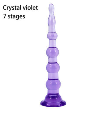 6 koralików i 7 koralików Anal Butt Plug, Prostage Massager Dildo Anal Trainer Toy