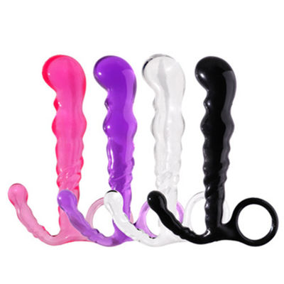 Miękka wodoodporna 3 szt. Korek analny z koralikami, korek analny Dildo Hollow Masażer prostaty